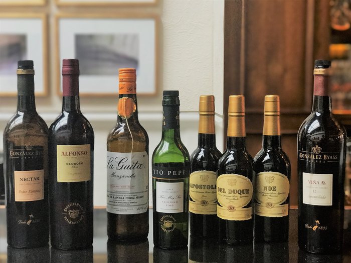 Ibérica La Bodega Wine Bar - Sherries selection