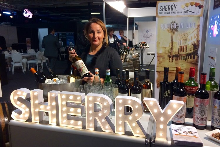 Sherry stand op Vakbeurs Gastronomie
