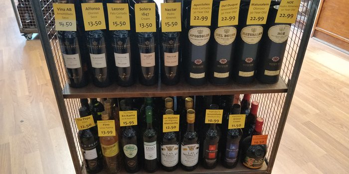 Soho Wine Supply Sherry Selection