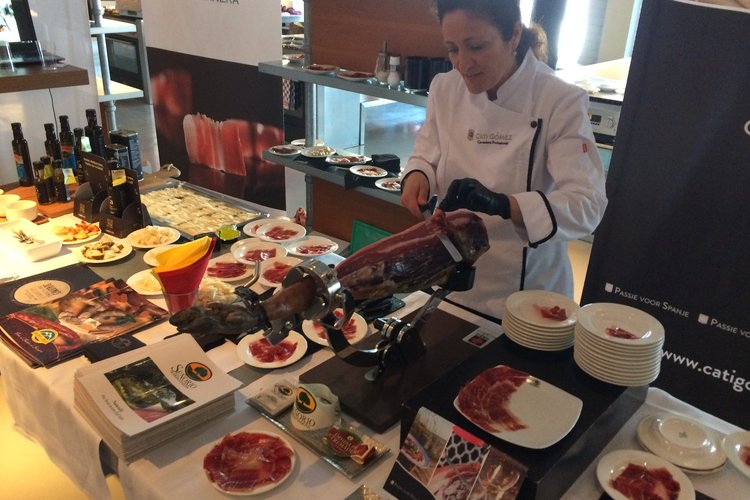 Iberico ham proeverij