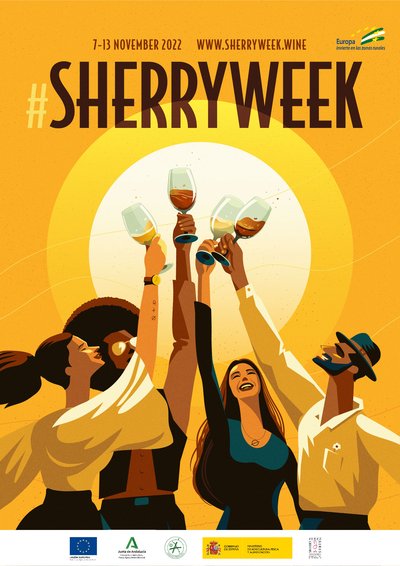 sherry week 2022 poster logos A3