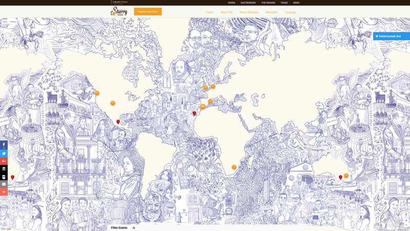 International Sherry Week World Sherry Map 2016